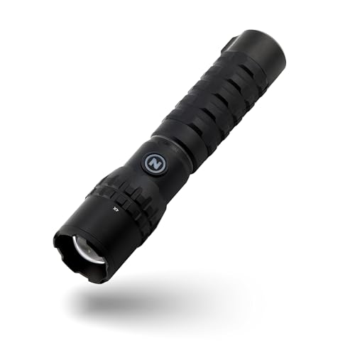 NEBO Slyde King 2K - 2000 Lumen Rechargeable Flashlight & 500 Lumen Work Light - 5 Lighting Modes with Magnetic Base (Black)