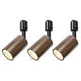 Allegro Lighting スポットライト 照射角度24°/55° LED一体型 LED電球内蔵 ダクトレールライト ライティングレール専用 ダクトレール レールライト 電球色 昼白色 ダクトレール用 照明 LED 一体式 おしゃれ スポット照明 ダイニング 間接照明 照明器具 店舗 展示 ショップ 飲食店 (ダークブラウンの器具-電球色-24度, 3個セット)