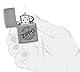 Zippo Sturmfeuerzeug - Since 1932 Logo, Flat Grey, Color Image - Nachfüllbar - Wiederverwendbar - Windfestes Design - Geschenkbox - Made in USA