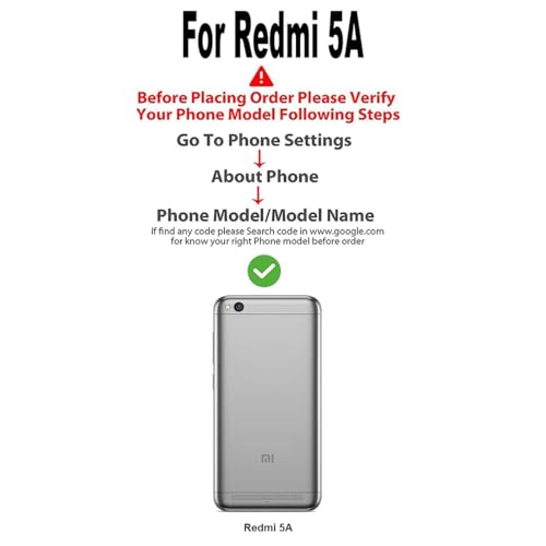 Image of COVERBLACK Soft Rubber Back Cover Compatible Model for MI Redmi 5A - Transparent