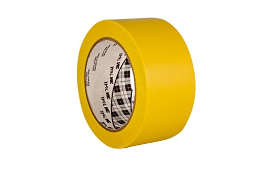 Cinta Adhesiva 50Mmx 33Mt Marcaje Vinilo Amarillo 764I 3M En Oferta 3M 764I Cinta De Vinilo De Uso General, 50 Mm X 33 M, 24 Unidades, Amarillo