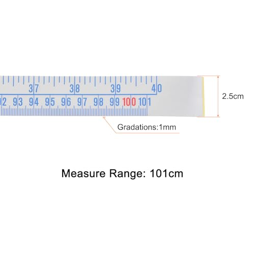Cinta Métrica Adhesiva HARFINGTON 40 Inch 101cm Azul miniatura 2