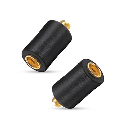 okcsc Adaptador de fone de ouvido W40 macho para MMCX fêmea funciona para cabo MMCX conectado a Westone W40 W10 W20 W30 W40 W50 B30 B50UMpro10 adaptador de fones de ouvido compatível com conector de
