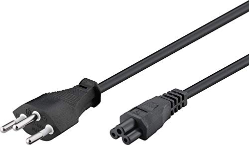Goobay 93960 Cordon D'Alimentation Suisse, 1.8 m Longueur, Noir Cover