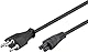 Goobay 93960 Netzanschlusskabel Schweiz, 1, 8 m, Schwarz