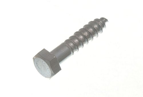 48 x Hexagon HEX Head Coach Screw BZP ZINC Plated Steel Fixing M6 X 30MM