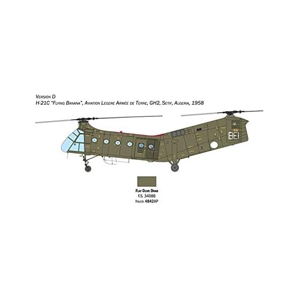 Italeri 2776S 1:48 HUS-1 Sea Horse/UH-34D, originalgetreue Nachbildung, Modellbau, Basteln, Hobby, Kleben… – Bild 3