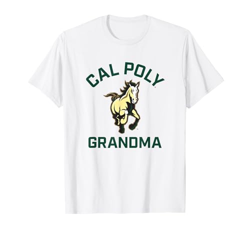 Cal Poly Mustangs Arched Grandma T-Shirt