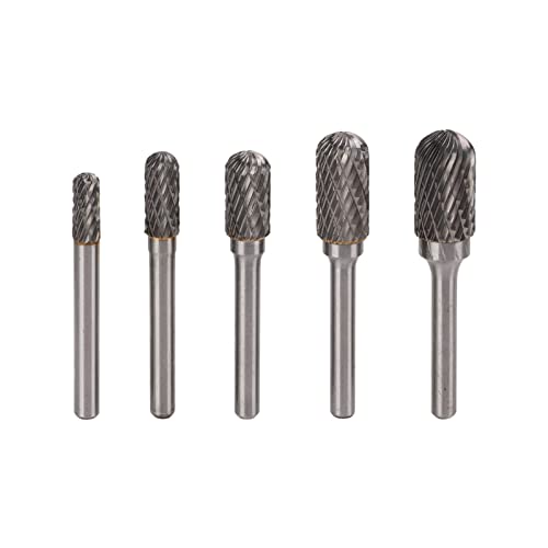 Set de Fresas de Carburo, Corte Doble, 5 Piezas miniatura 3