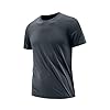 Gubsssl Gym Tshirts for Men Uk Comfortable T Shirt Teenager Training Sportswear Running T-Shirts Clothing Shirts Wicking Top Soft Activewear Classic Wear Classic Workwear Workout Clothes Dark Gray XXL #3