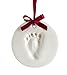 Tiny Idea's Baby's First Holiday Handprint or Footprint Ornament, Easy, No-Bake Keepsake Kit Makes a Perfect Baby's First Christmas Gift