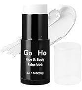 Go Ho Cream-Blendable Clown White Stick (1.06 Oz),White Face Body Paint Stick for Adults Children...