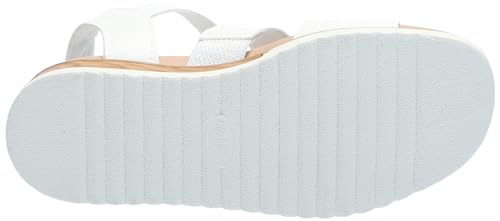 Dr. Scholl's Shoes Island Glow Kids Flat Sandal White Smooth 1 M4