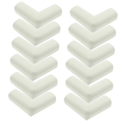 PRETYZOOM 12 Pack Frame Corner Protectors Easy Install Edge Guards Photo Frame Packaging Corner Protectors for Safety