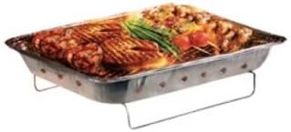 Zephir zhc4831 Grill Charcoal Barbecue Stainless Steel and Sandwich Maker