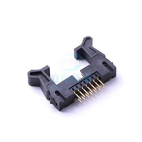 2 Pcs 2x7P2.00mm IDC Connector (Horn/Cow) Plug-in, P=2mm Horn Buckle 2mm 3220-14SG1BLT1