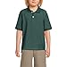Lands' End School Uniform Kids Short Sleeve Mesh Polo Shirt XX-Large Evergreen