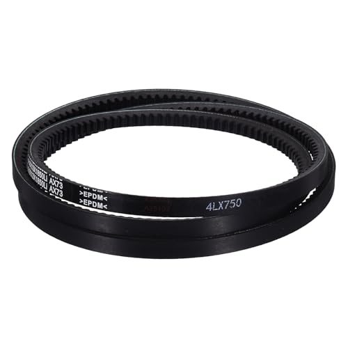 Courroie trapézoïdale 4L750 anti-glissement en caoutchouc robuste de 1.3 cm