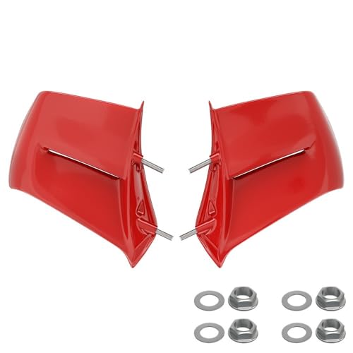 Panneaux latéraux avec kit de cache-aileron fixe rouge pour Panigale V4 V4S V4R 2025 2026 noir mat