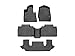 WeatherTech Custom Fit FloorLiners for Ford Explorer, Explorer Hybrid, Explorer ST - Full Set (441575-1-2-3), Black