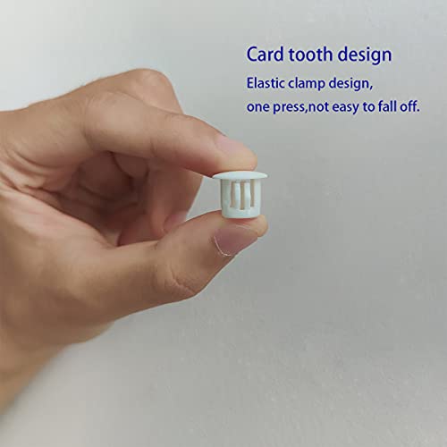 30 Pcs White Hole Plugs 10Mm (3/8") White Plastic Hole Plugs White Plastic Plugs For Holes Hardware Plugs Cabinet Hole Plugs Screw Hole Plugs Plastic Plugs For Holes (White) #TOP1