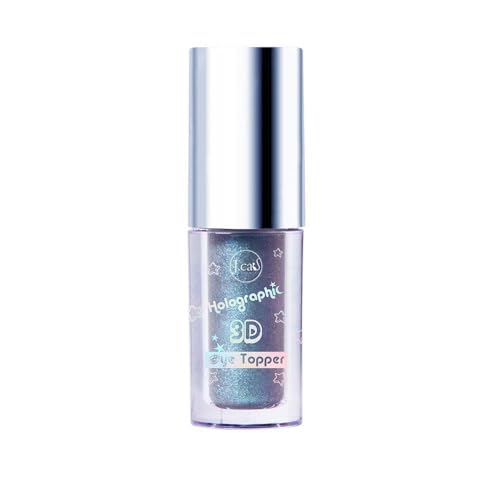 J Cat Holographic 3D Eye Topper Sparkle Eye Shadow Glitter Metallic (AZUL LEMONADE)