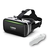 VR Headsets Virtual Reality VR 3D Glasses,2K Anti-Blue Lenses, Adjustable Pupil & Object Distance -...
