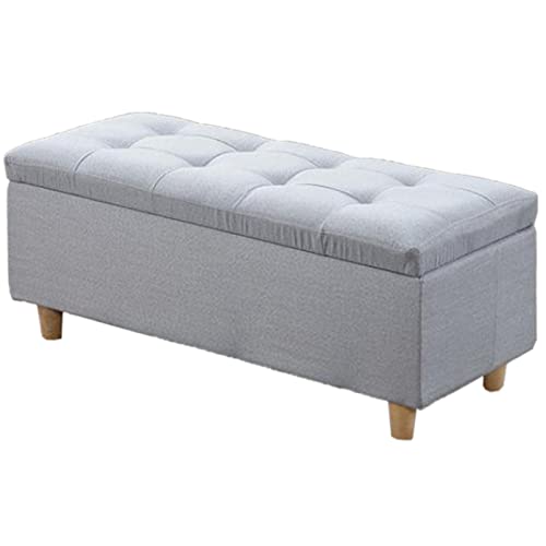 FBHappiness Taburete con almacenaje Banco Reposapiés Almacenamiento nizer 80x40x40cmTaburete con almacenaje Banco Reposapiés Almacenamiento nizer 80x40x40cm