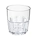 G.E.T. 9907-1-CL Bahama Clear 7 Oz. Tumbler - 72 / CS