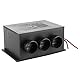 Autoheizung, 12V Autoheizung 3 Loch Tragbare Winterheizung Wärmer Windschutzscheibe Defroster Nebelentfernung für Autoheizung Heizungsgebläse Auto Defroster Auto Demister