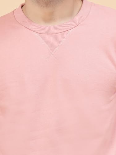 Image of Rigo Fleece Printed Round Neck Sweatshirt for Men | Full Sleeves Sweatshirt for Men | Casual Wear & Stylish Sweatshirts for Men