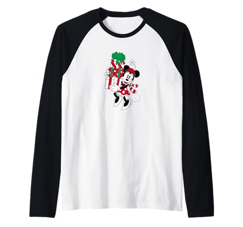 Minnie Gifts Raglan Baseball Tee t-shirt manches longues Disney femme
