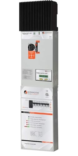 Morningstar Tristar MPPT 600V Solar Charge Controller w/ Disconnect Box (TS-MPPT-60-600V-48-DB) - Intelligent High Voltage Solar Panel Regulator for LA/Li Batt., 97.9% Effic., Data/Comms, 5 Yr. WTY
