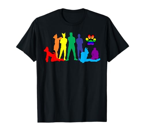 PUPPY PRIDE RAINBOW T-Shirt