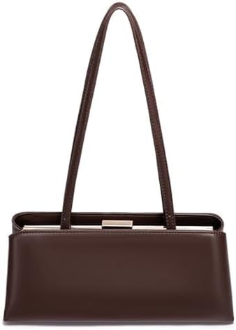 Vintage Kiss Lock Shoulder Bag for Women, Top Handle Satchel Handbags
