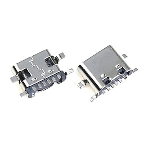 Teansic 100Pcs 10Models Type-C USB 3.1 Charging Dock Connectors Mix 6Pin and 16Pin Use for Mobile Phone and Other Product Repair Kits - Thumbnail 5