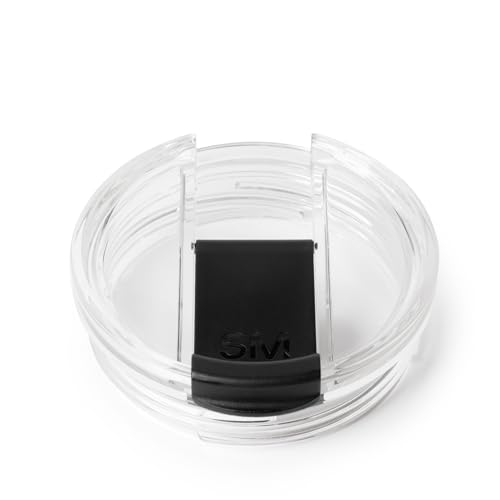 Simple Modern Trek Clear Flip Lid | Reusable Replacement ONLY Fits Simple Modern 30oz, 40oz, 50oz Treks | Clear