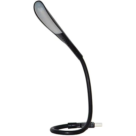 i2 Gear USB Reading Lamp with Dimmable Touch Switch and Flexible Gooseneck Cover