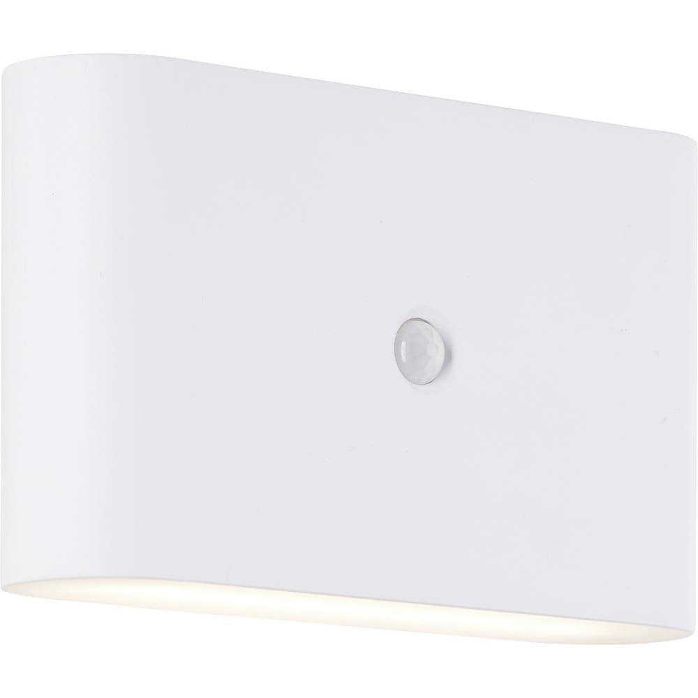 Brilliant Xino G80605/05 Applique LED extérieure avec détecteur de Mouvement LED LED intégrée 34 W Blanc