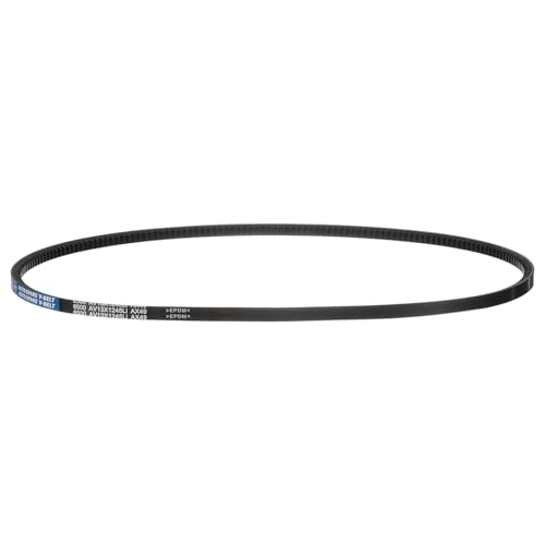 Image of AX49 Belt, Raw Edge Cogged Industrial Rubber EPDM V-Belt, Pack of 1 | 1 /2 inch(13mm) Width x 49 inch(1245mm) Inside Circumference x 5 /16 inch(8mm) Height