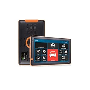 Navegacion GPS, 9 » Coche de camiones GPS Navegación Bluetooth Avin 256MB 8GB Vista trasera Cámara Mapa de Europa Sat Nav Chigator GPS Automóvil Fácil de usar ( Color : Nero , Size : With 32G TF )