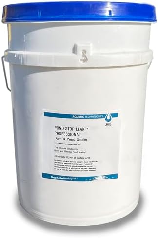 Amazon.com : Pond Stop Leak Professional 39lb for Earth-Based Leaking