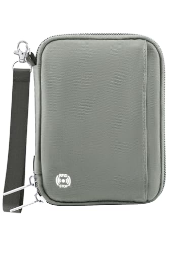 WALNEW Passport Holder for Travel - RFID Blocking Travel Wallet E...