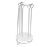VILLCASE Soporte Colgante para Brochetas de Acero Inoxidable Rack Portátil para Barbacoas Diseño y Ligero para Camping y Parrilla al Aire Incluye Pinchos para Carne Verduras y Mariscos