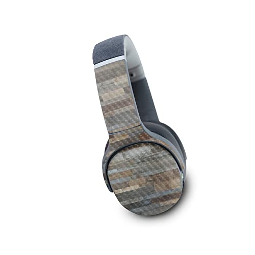 Image of MightySkins Carbon Fiber Skin Compatible with Skullcandy Crusher Evo Wireless - Gray Wood | Protective, Durable Textured Carbon Fiber Finish | Easy to Apply | Made in The USA