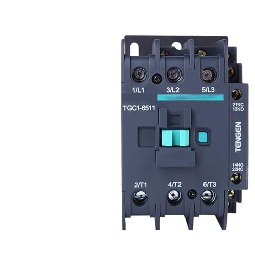 Contacteur triphasé 80A TGC1-6511 bobine 380V commande moteur électrique