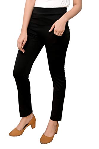 Image of FNOCKS Girls Casual WEAR Cotton Formal Pant /Jegging /Tights (Combo of 2)