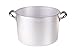 Pentole Agnelli Alluminio ALMA104B22 Linea 3mm Casseruola Altissima con 2 Manici, 22 cm, Acciaio