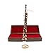 Dselvgvu Miniature Bassoon with Stand and Case Mini Musical Instrument Miniature Dollhouse Model Mini Bassoon Home Decoration (6.12