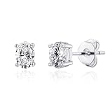 Philip Jones Oval Earrings Created with Zircondia® Crystals